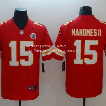 Джерси Kansas City Chiefs №15 Махомса красного цвета