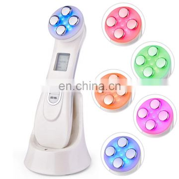 Fair 2020 popular device Mini Portable Wrinkle Removal White or black color Rf Massage Ems Beauty machine