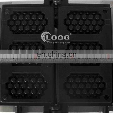 Factory Wholesale Best Custom Honeycomb Shape Electric Commercial Belgian Waffle Maker Price photo-2