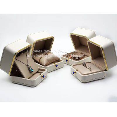 Jewelry Box High-end Jewelry Packaging Diamond Ring Box Inlaid Jewelry Packaging Box