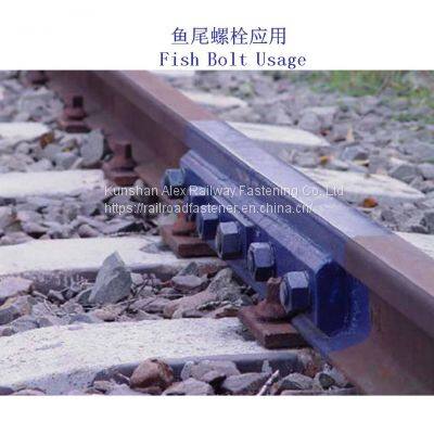 Railroad Fastener Button Head Oval Neck Track Bolt With Nuts and Washers photo-3