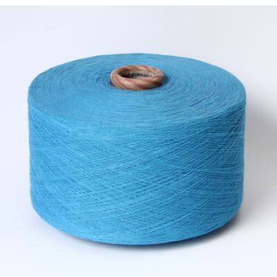 Keshu cheap cotton/polyester recycled sock Ne16s yarn exporter