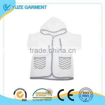 Terry Infant Robe with White color