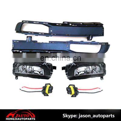 Car Fog Lamp Light Assembly Kits With Bumper Grille Cover for VW Transporter T6 T7 2016 2017 2018