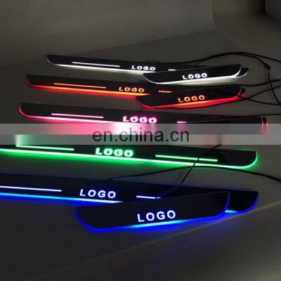 Led Door Sill Plate Strip for Audi A4 dynamic sequential style Welcome Light Pathway Accessories