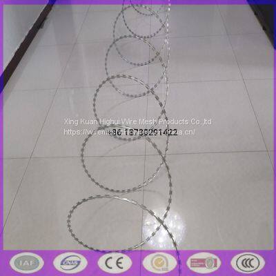 Anti Climb Mesh BTO-22 Single Razor Concertina Barbed Wire From China Supplier photo-2