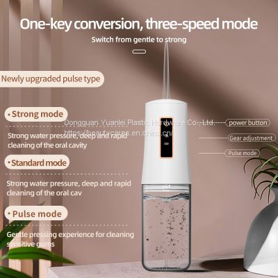 High Quality Promotional Portable Dental Water Flosser System Ultrasonic Electric Tooth Cleaner Dental Irrigator