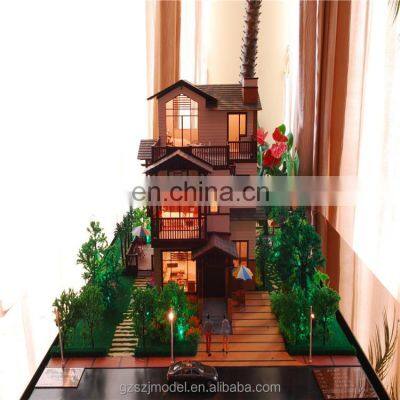 Villa Scale Model With Light Effect /Apartment Building Models / Miniature Models photo-5