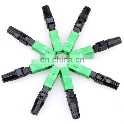 HOT SALE Sc A pc Plastic Quick Fast Connector fiber optic equipment olt ftth tools testing for fiber optic