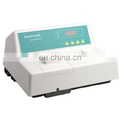 Hot selling laboratory equipment 23A VIS visible spectrophotometer for environmental protection