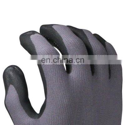 Comfort Grip Worker Construction Flexible Comfortable Nitrile Coated Foam Coating Glove photo-2