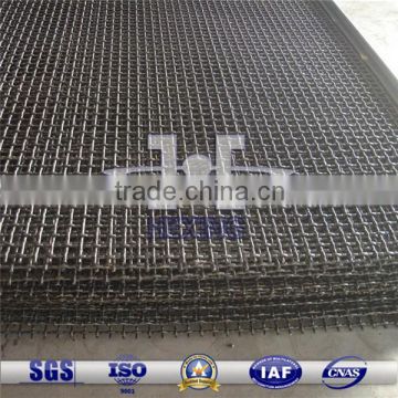 Black Iron Wire Crimped Wire Mesh