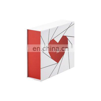 Luxury eco friendly scarf retail packaging magnetic closure gift boxes