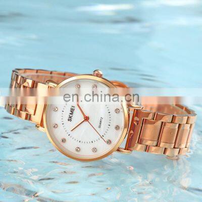 Skmei Brand Watches 1840 Waterproof Rose Gold Women Stainless Steel Lady Watch photo-2
