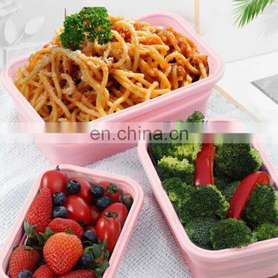 Customized Camping Eco Friendly Container Reusable Airtight Kitchen Silicon Food Storage photo-2