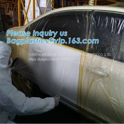 PRETaped And Drape, Pre-Taped Masking Film For Automotive Painting Covering, Assorted Masking Paper, Automotive Best Masking photo-4