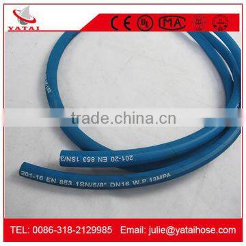 Blue Cloth Covered Temperature Resistant Air Compressor Hose photo-4