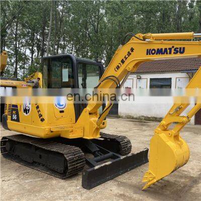 High Quality Komatsu Pc55 Pc56 Mini Digger , Komatsu Construction Machine , Low Price Komatsu Mini Excavator