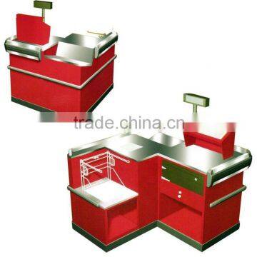 PVC material cash table checkout counter cash desk