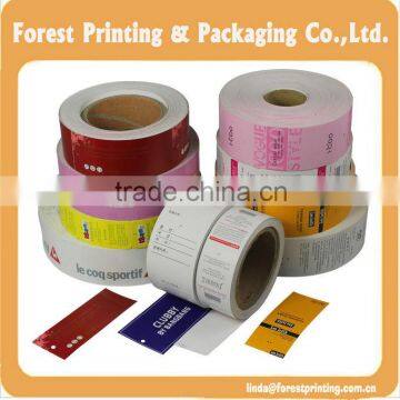 clothing tag ,circle hole tag , signage usage and accept card