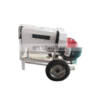 2021 hot sale Diesel or motor engine high speed jute hemp peeling machine and ramie fiber extractor