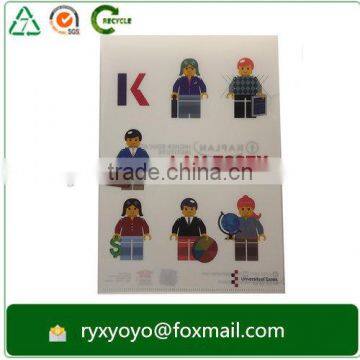 Transparent Glossy Polypropylene Plastic a4 Size L Shape Clear Folder Supplier's Choice photo-2