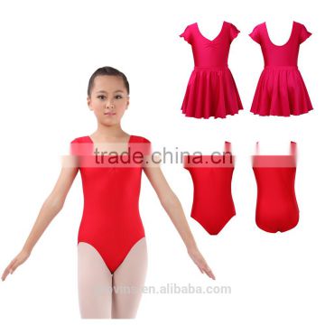 Shinny Lycra Children Leotard and Skirt