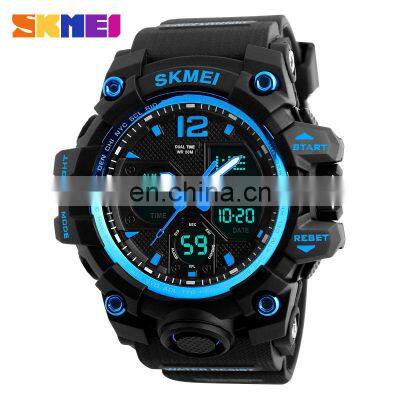 Manufacturer Direct Sales Cheap Good Quality Skmei 1155B Brand Custom Logo Silicone Slap Sport Quartz Watch