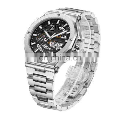 Oem Skeleton Watch Men Automatic Luxury Private Label Watch Mechanical Custom Automatic Watch