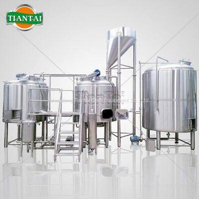 Automatic PLC controlled 1000 liter 2 vessel microbrewery equipment