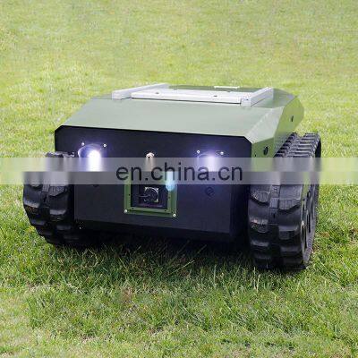 Commercial Rubber Tracked Off Road Tank Robot Chassis With CE