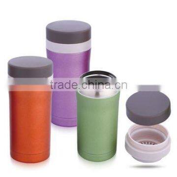 250ml double wall stainless steel vacuum office mug,new item