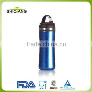 2013 innovative bpa free double walled stainless steel waterproof vacuum thermal mug with hook and filter