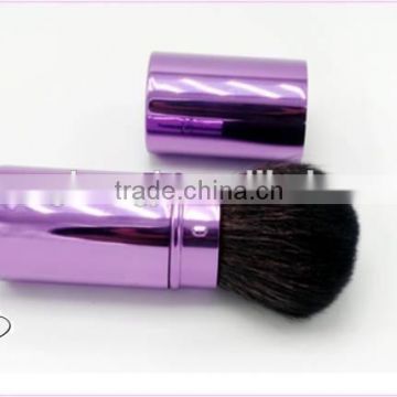 Foundation Powder purple Makeup Brush Retractable Blush Cosmetic tools