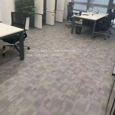 Waterproof plastic floor Hotel corridor LVT floor conference room office carpeted PVC floor