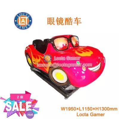 Guangdong Tai Le amusement equipment rocking rocking rocking machine glass steel glasses cool car pink coin store profit (LT-KD13)