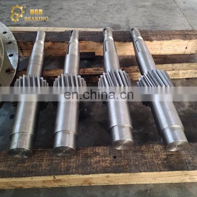 Forging supporting wheel shaft 42CrMo rotary kiln eccentric transmission shaft non-standard steel gear shaft