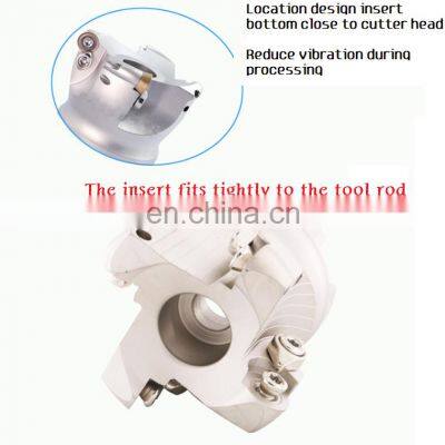 Factory TRS Round Dowel Face Mill Indexable Face Milling Cutter Head photo-4