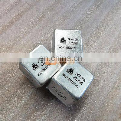 China Heavy Truck Parts Sinotruk Sitrak T5G/T7H Truck Electric System WG9716582301+011/1 70A Normally Open Relay photo-3