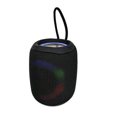 2024 New Products Outdoor IPX 6 Waterproof Colorful LED Light Fabric Bluetooth 5.3 Wireless Speaker photo-2