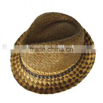 Fedora hat with narrow brim