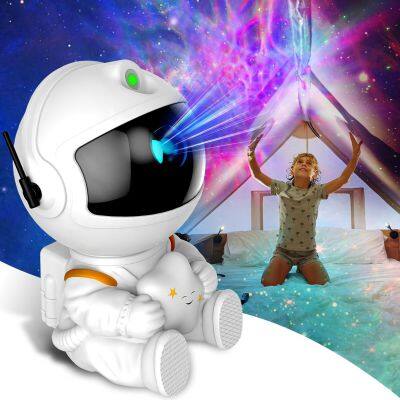 Astronaut Galaxy Projector, Star Projector Galaxy Light, Night Light for Kids, Nebula Ceiling LED Lamp, Room Decor, with Timer and Remote