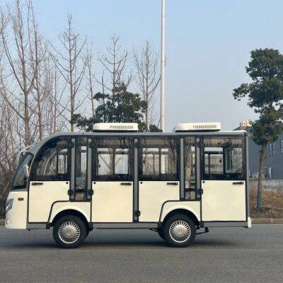 Lk08 Electric Sightseeing Bus With Seats and Doors | Fully Enclosed 8-seater Sightseeing Bus | Electric Vehicle for Reception in Factories and Wharves photo-3