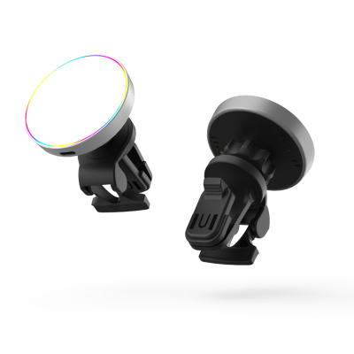 OEM Qi2 Wireless Car Charger 15W Air Vent Gravity Phone Holder Compatible for Iphone for Samsung All Qi Devices Factory Price photo-2