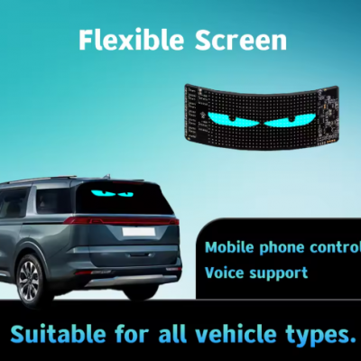 Devil's Eye Painel LED Flexível Dinâmico/Parabrisas (Wechat: 13510231336)
