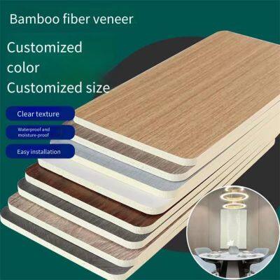 Настраиваемые декоративные панели из бамбука и древесного волокна, экологически чистые, без окраски, 1,22 м шириной цельные доски