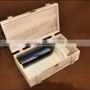 New Design Wooden Wine Gift Box For Two Bottles Manufacturer Directly