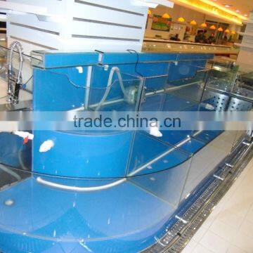 APEX supermarket/restaurant large commercial fish tanks with corner