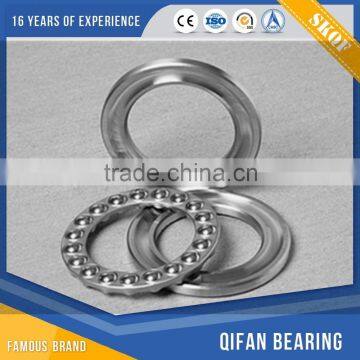 Thrust ball bearing with flat seats 51206