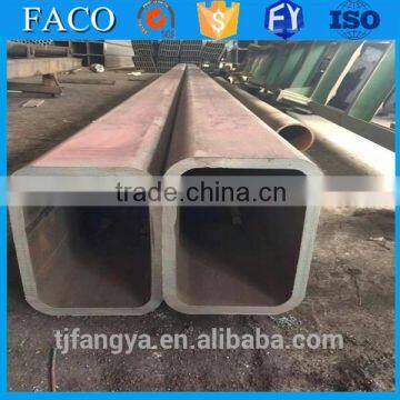 Tianjin square rectangular pipe ! 6 inch water pipe square hollow section weight mild steel tubes